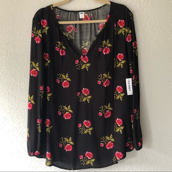 Old Navy Tops - Old Navy Floral Blouse